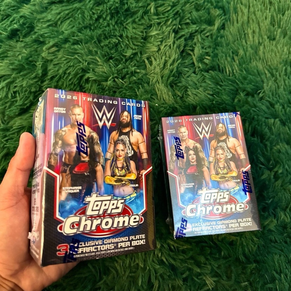 2 2026 TOPPS Chrome WWE Value Box